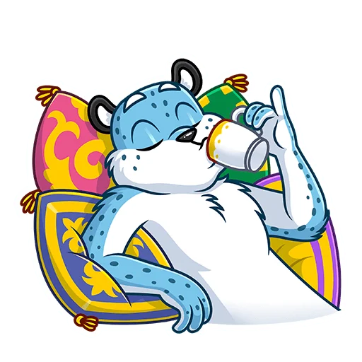 Стикерпак Снежный Барс для Telegram