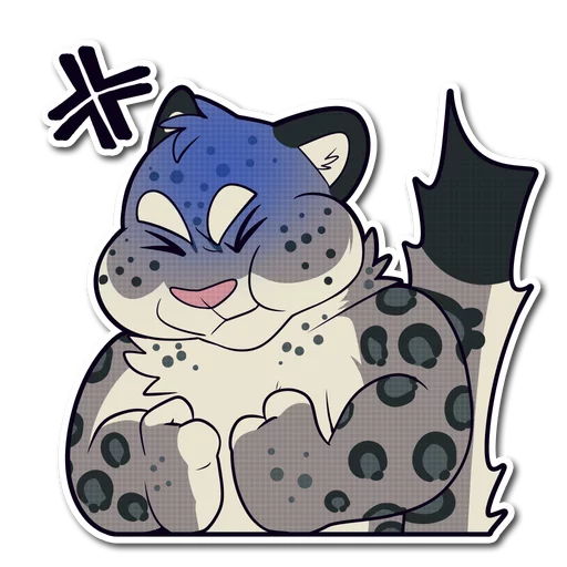 💢 Стикер «Snow Leopard» для Telegram