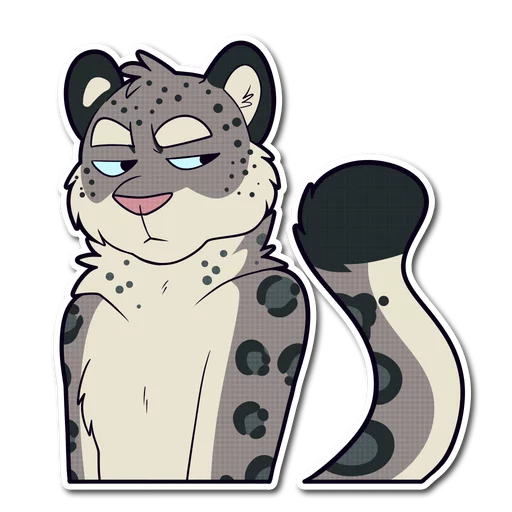 😒 Стикер «Snow Leopard» для Telegram