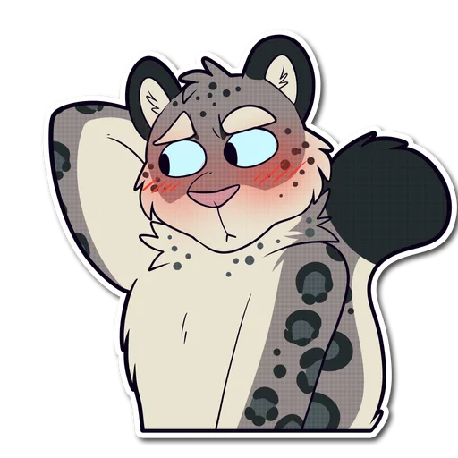 😳 Стикер «Snow Leopard» для Telegram