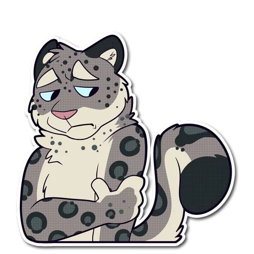 😞 Стикер «Snow Leopard» для Telegram
