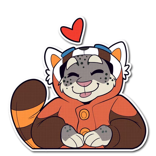 😊 Стикер «Snow Leopard» для Telegram
