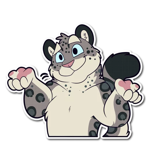 🙃 Стикер «Snow Leopard» для Telegram