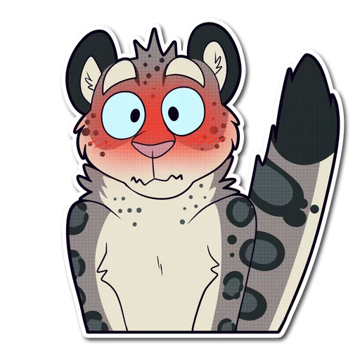 😳 Стикер «Snow Leopard» для Telegram