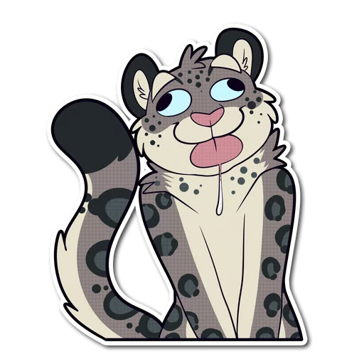 😋 Стикер «Snow Leopard» для Telegram