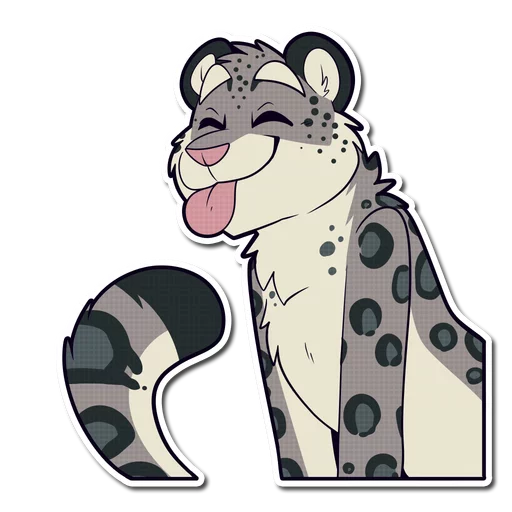 😝 Стикер «Snow Leopard» для Telegram