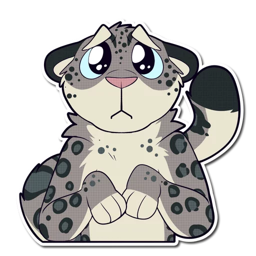 😟 Стикер «Snow Leopard» для Telegram