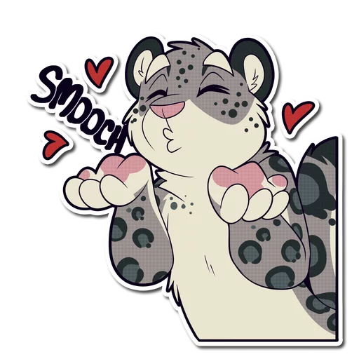 😚 Стикер «Snow Leopard» для Telegram