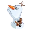 ⛄️ Эмодзи «. ◌ ₊ snowman ︵ ׄ ⃝ㅤ۫» для Telegram