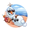 🏖️ Эмодзи «. ◌ ₊ snowman ︵ ׄ ⃝ㅤ۫» для Telegram