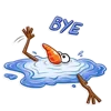 👋 Эмодзи «. ◌ ₊ snowman ︵ ׄ ⃝ㅤ۫» для Telegram