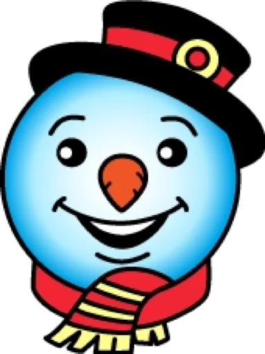 😀 Стикер «Снеговик» для Telegram