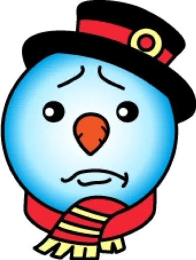 🥺 Стикер «Снеговик» для Telegram