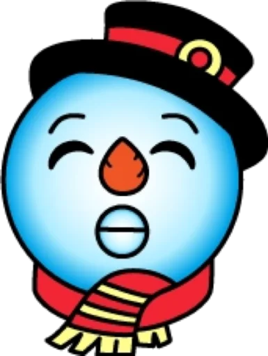 😘 Стикер «Снеговик» для Telegram