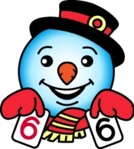 🃏 Стикер «Снеговик» для Telegram