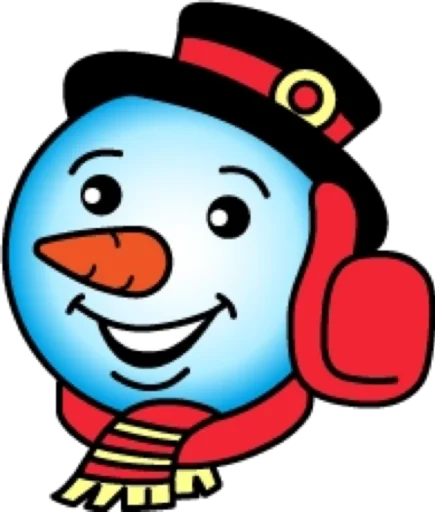 👍 Стикер «Снеговик» для Telegram