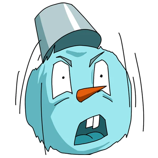 😱 Стикер «Snowman» для Telegram