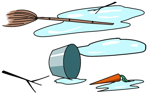 💧 Стикер «Snowman» для Telegram