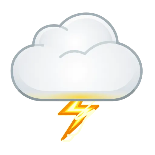 🌩 Эмодзи «Снеговик» для Telegram
