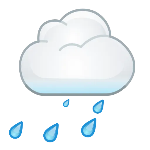 🌧 Эмодзи «Снеговик» для Telegram