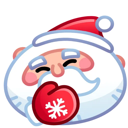 🤭 Эмодзи «Снеговик» для Telegram