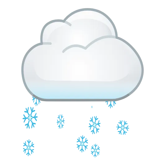 🌨 Эмодзи «Снеговик» для Telegram