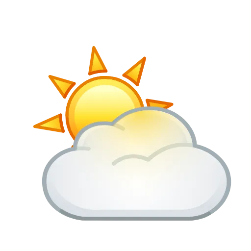 🌤 Эмодзи «Снеговик» для Telegram