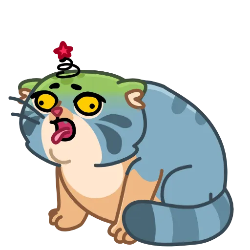 🤢 Стикер «Snow Manul» для Telegram