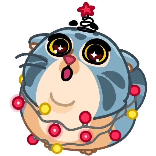 🤩 Стикер «Snow Manul» для Telegram