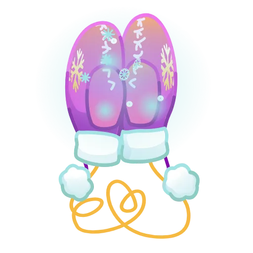 🎁 Эмодзи «Snow Mittens» для Telegram