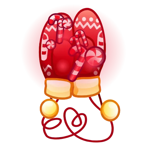 🎁 Эмодзи «Snow Mittens» для Telegram
