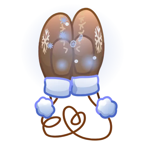 🎁 Эмодзи «Snow Mittens» для Telegram