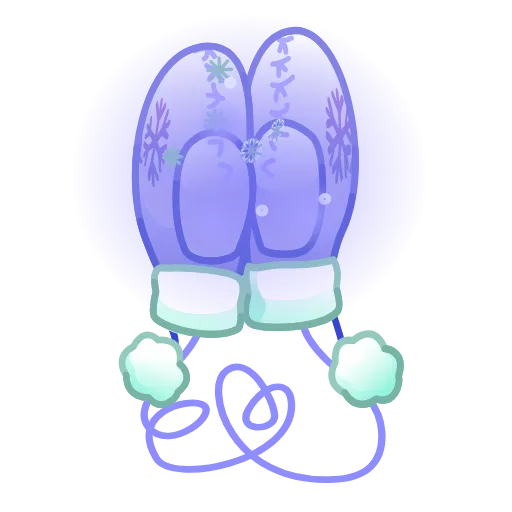 🎁 Эмодзи «Snow Mittens» для Telegram