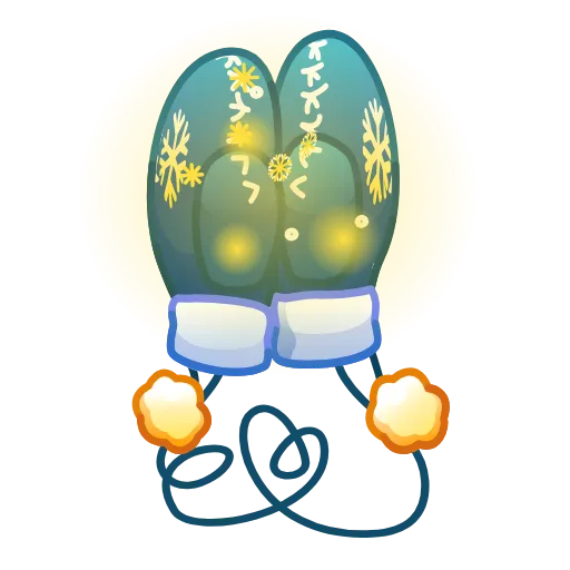 🎁 Эмодзи «Snow Mittens» для Telegram