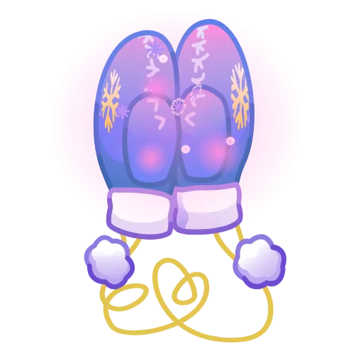 🎁 Эмодзи «Snow Mittens» для Telegram