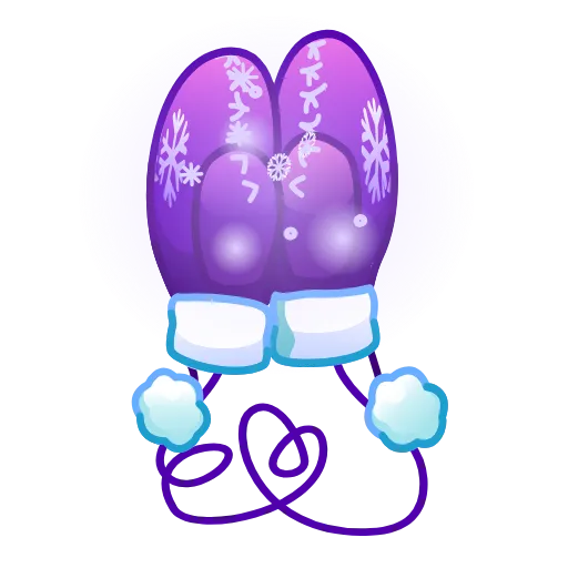 🎁 Эмодзи «Snow Mittens» для Telegram