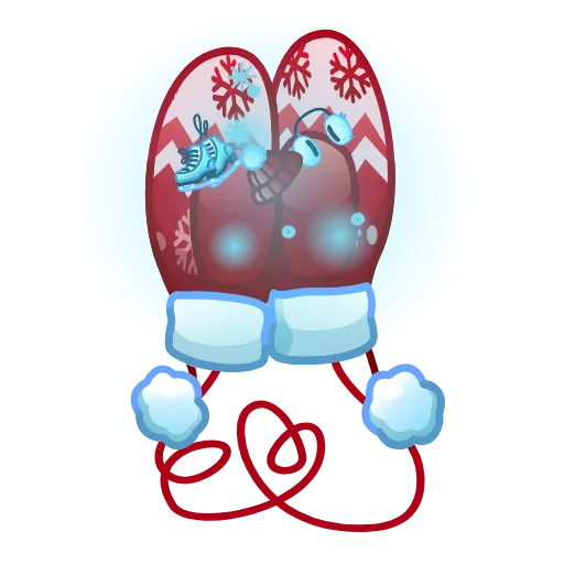 🎁 Эмодзи «Snow Mittens» для Telegram