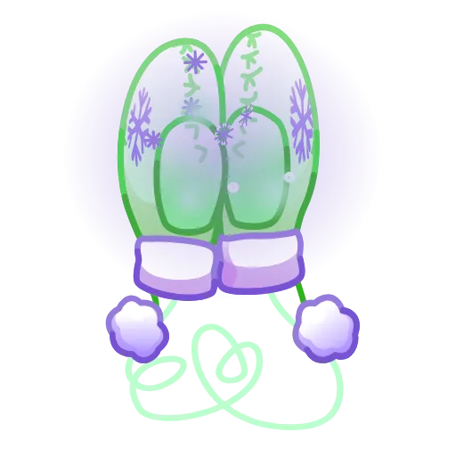 🎁 Эмодзи «Snow Mittens» для Telegram