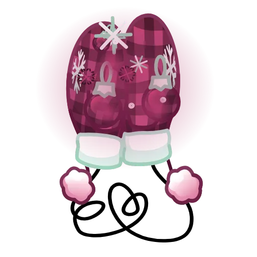 🎁 Эмодзи «Snow Mittens» для Telegram
