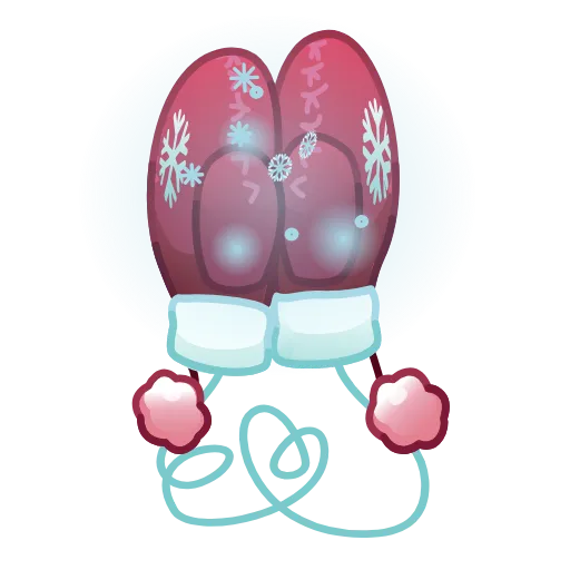 🎁 Эмодзи «Snow Mittens» для Telegram