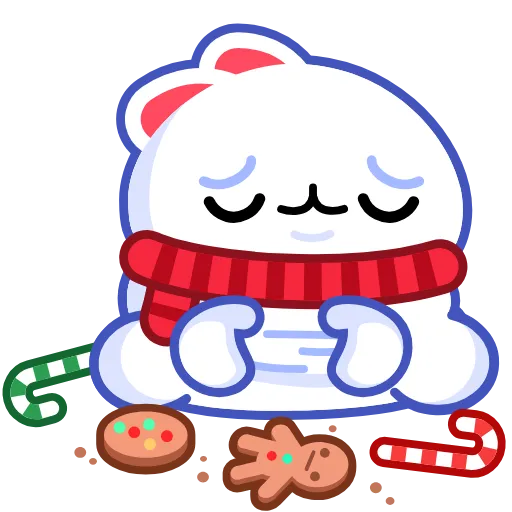 🫤 Эмодзи «Snow Rabbit Pack» для Telegram