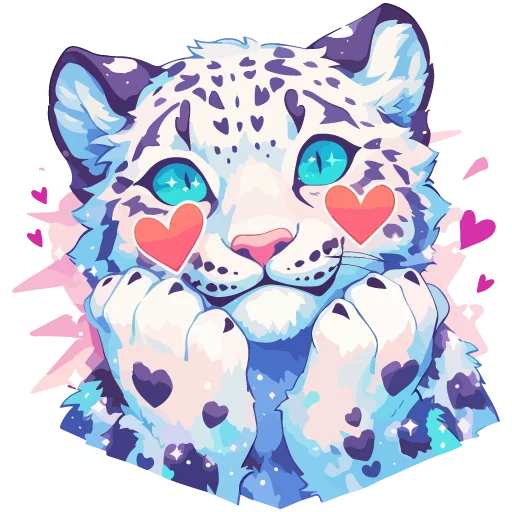 😍 Стикер «Snow Story» для Telegram