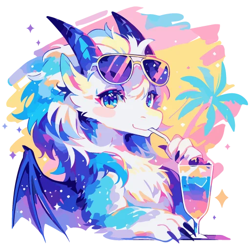 🍹 Стикер «Snow Story» для Telegram