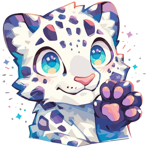 👋 Стикер «Snow Story» для Telegram