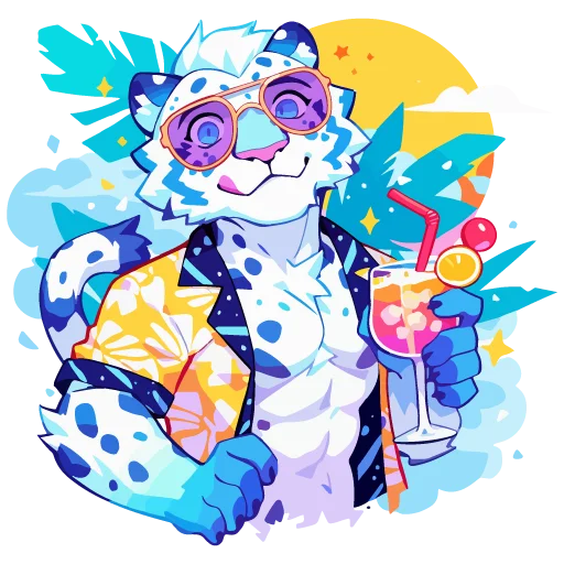 🍹 Стикер «Snow Story» для Telegram