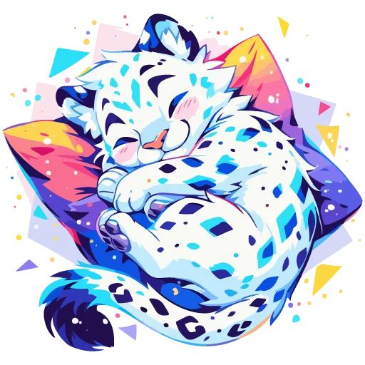 😴 Стикер «Snow Story» для Telegram
