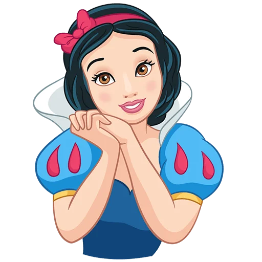 ☺️ Стикер «Белоснежка и семь гномов Без Текста» для Telegram