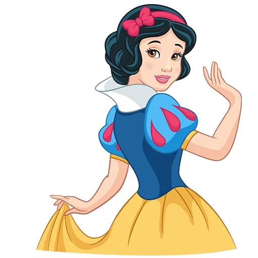 👋 Стикер «Белоснежка и семь гномов Без Текста» для Telegram