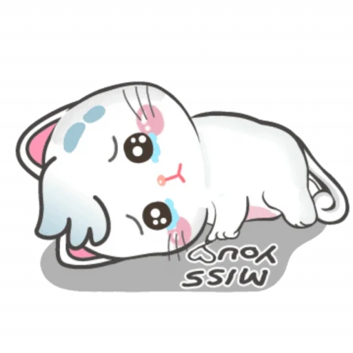 😢 Стикер «Snowy Cat» для Telegram