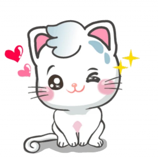 😉 Стикер «Snowy Cat» для Telegram